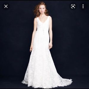 J. Crew Sara Lace wedding gown size 0.